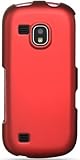 Premium Crystal Rubber Case for Samsung I400 Continuum / Red