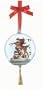 Holiday Mischief Glass Globe Ornament