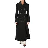 DKNY - DKNY Double Breasted Wool Coat with Buckles