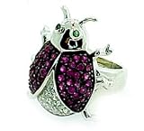 Charles Winston Sterling and CZ Ladybug Ring