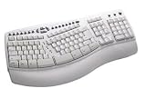 Adesso Intellimedia MediaPro Flat Ergonomic MAC USB White Keyboard with 2 USB Ports ( AKB-805MAC)