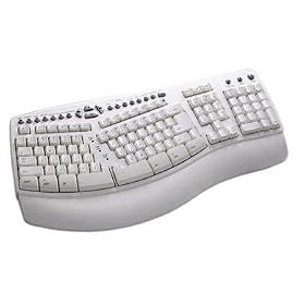 Adesso Intellimedia MediaPro Flat Ergonomic MAC USB White Keyboard with 2 USB Ports 