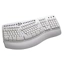 Adesso Intellimedia MediaPro Flat Ergonomic MAC USB White Keyboard with 2 USB Ports 