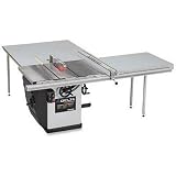 DELTA 36-R53L 10-Inch Right Tilt 5 Horsepower Cabinet Saw with No Fence, 200 230 460-Volt 3 Phase