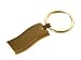 Apparel : Wavy Gold Tone Classy Keychain Keyring