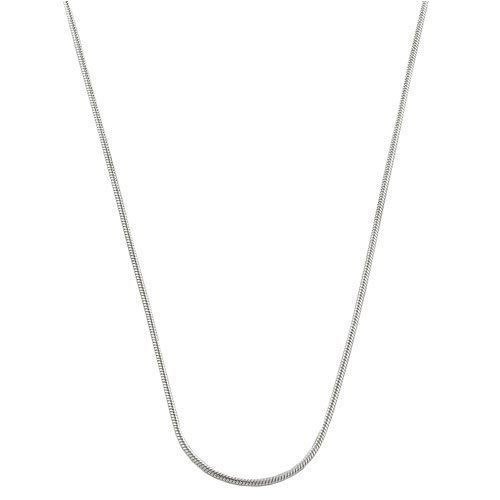 Beautiful Smooth 925 Sterling Silver Round Snake Chain