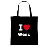 Produkt-Bild: Baumwolltasche Tasche - I love Wenz