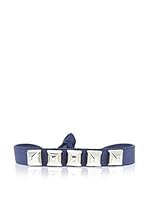 LES INTERCHANGEABLES Pulsera Pyramide Strassée