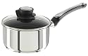 Tefal Equinox Stainless Steel Saucepan and Lid, 20 cm