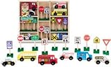 WOODEN VEHICLES AND TRAFFIC SIGNS