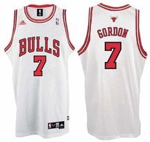 Ben Gordon Chicago Bulls #7 Swingman Adidas NBA Basketball Jersey (White)