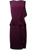 Ivanka Trump Women's Ruffled Crepe Sheath Dress