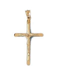 CleverEves 14k Gold Pendant Cross 6.2 - Gram(s)