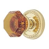 Amber Old Town Passage Set - Satin Nickel