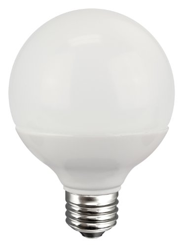 TCP RLG255W27K LED G25 - 40 Watt Equivalent (5W) Soft White (2700K) Dimmable Energy Star Decorative Globe Light Bulb
