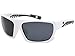Filthy Anglers Castaic Polarized Sports Fishing Sunglasses UV Protection :: White frame Black Lenses