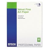 EpsonŽ Velvet Fine Art Paper PAPER,VELVET FNE ART,25PK (Pack of 2) by EPSONA