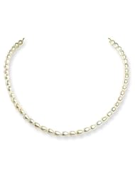 925 Sterling Silver White Freshwater Cultured Pearl Necklace