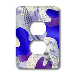 Florene Contemporary - Just Puzzled - Light Switch Covers - 2 plug outlet cover