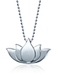Alex Woo "Little Faith" Sterling Silver Lotus Blossom Pendant Necklace, 16"