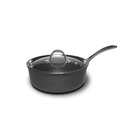 Calphalon 3-qt. Commercial Hard-Anodized Chef's Pan. 