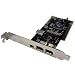 HDE (TM) PCI FireWire IEEE 1394 3 + 1 Port Card + 4/6 Pin Cable