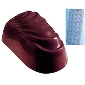 Buy Fat Daddio's Ribbed Oblong Polycarbonate Candy Mold 24-Piece Tray now!