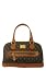 Patzino, P.U. Leather, Women Shoulder Bag, BO39, Brown, diamond shape style,