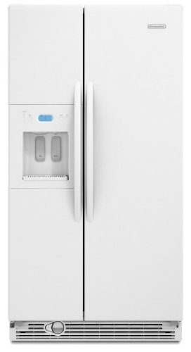 KitchenAid KSRS25RVWH 25.4 cu. ft. Side By Side Refrigerator - White