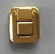 8 Small Box Lid Hidden Hole Latch/Catch Brass Plate W/Screws