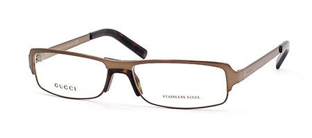 Click here to buy Brand New Gucci 1860 Eyeglasses in the BROWN DEMO LENS (SJV00) 100% AUTHENTIC. by Safilo.