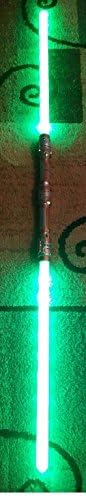 53" Double Sided Saber Sword Lightsaber GREEN Light up Sword-1 Pc