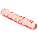 California Exotics Junior Dildo, Veined Translucence, 7.5"