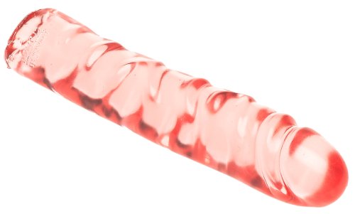 California Exotics Junior Dildo, Veined Translucence, 7.5