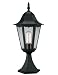 ZAGREB Pillar Post Lantern - Black