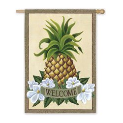 Pineapple Welcome Flag