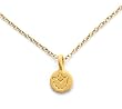 Satya Jewelry Gold Platermeil Mini Lotus Necklace