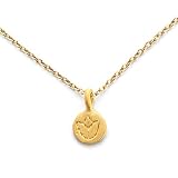 Satya Jewelry Gold Vermeil Mini Lotus Necklace