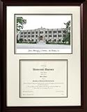 IMAGE OF Xavier University, Louisiana Scholar Scholar Mahogany Framed Lithograph w/Diploma Opening