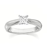0.25 Carat VS2 - GIA Certified Diamond Solitaire Engagement Ring on 14k White Gold