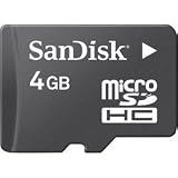 PC Hardware : SanDisk 4GB MicroSDHC Card with SD Adpater ( SDSDQ-4096-A11M, US Retail Package )
