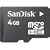 SanDisk 4GB MicroSDHC Card with SD Adpater ( SDSDQ-4096-A11M, US Retail Package )