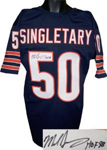 Mike Singletary Signed Chicago Bears Jersey - HOF 98