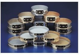 8 in. Brass Frame Sieve, 22.4 mm, 7/8 in. Stainless Steel Wire Mesh, Half Height (1 in.) - 7/8"BS8H - EACH