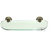 Alno A8250-18-IRN Sierra Glass Bathroom Shelf