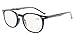 Eyekepper Blue Light Blocking Reading Glasses for Men Women Vintage Readers,Black