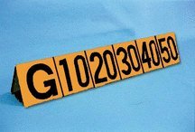 Football Foam Filled Sideline Markers (Orange 