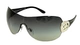 AUTHENTIC BVLGARI SUNGLASSES 6007-B BLACK 6007B 102/8G