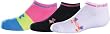 Under Armour HeatGear® 3-Pack Girl's Recur No Show Sock Assortment
