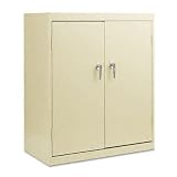 Alera 80406 36 by 18 by 72-Inch Assembled Economy Storage Cabinet, 2 Fixed Shelves, Putty